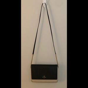 kate spade Women's Black and White Crossbody